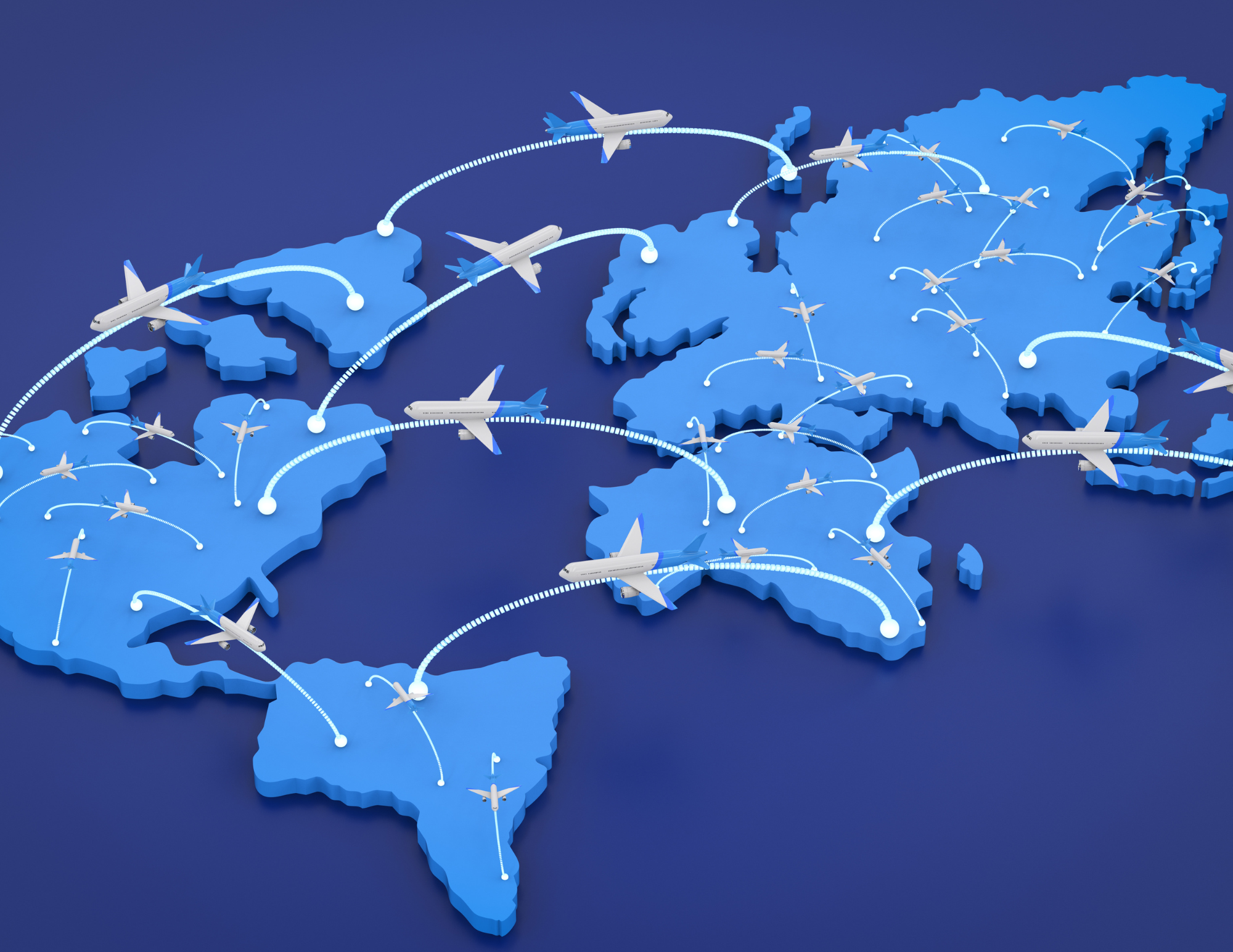 ventana travel flight map