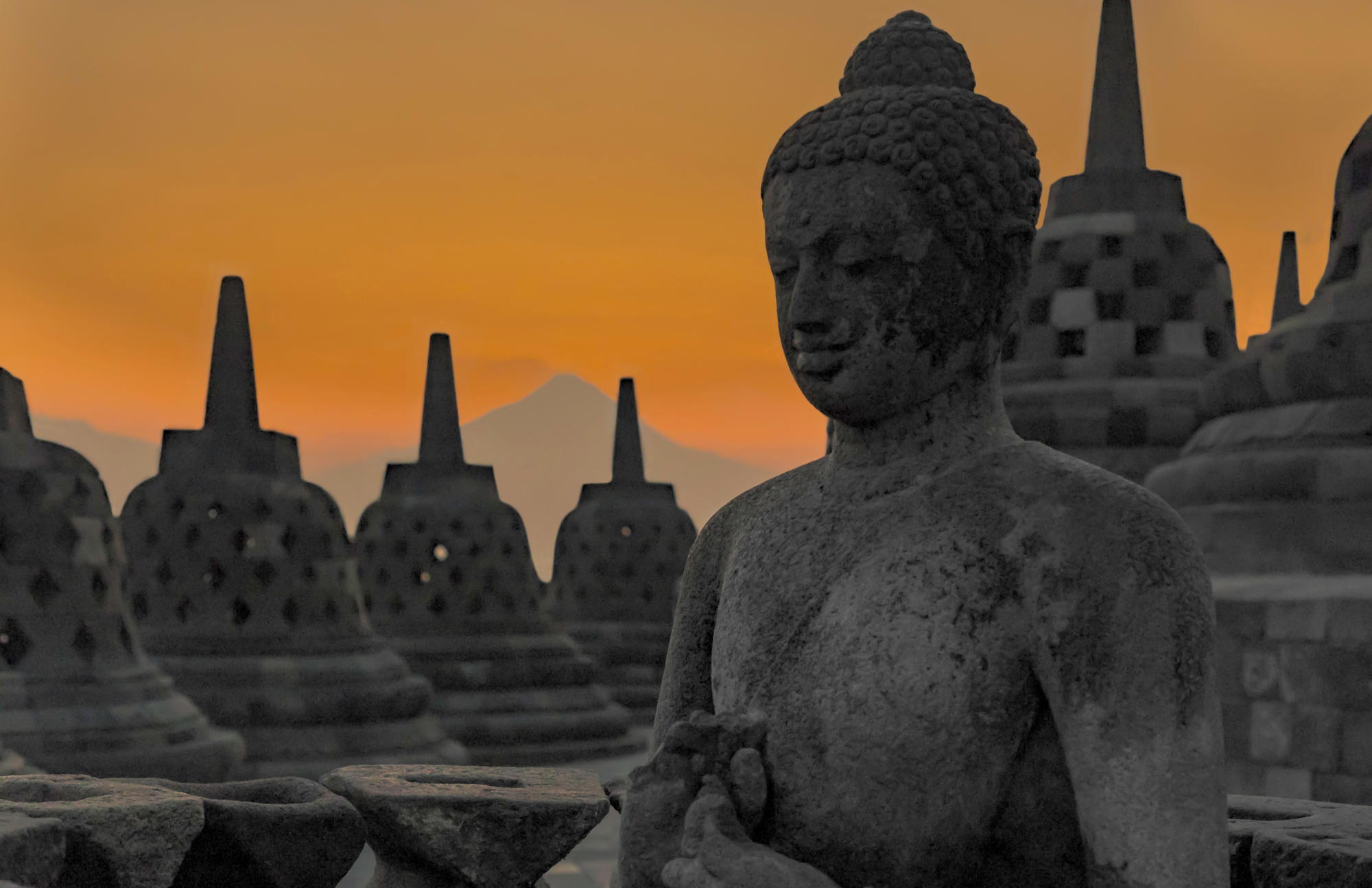 borobudur indonesia central java