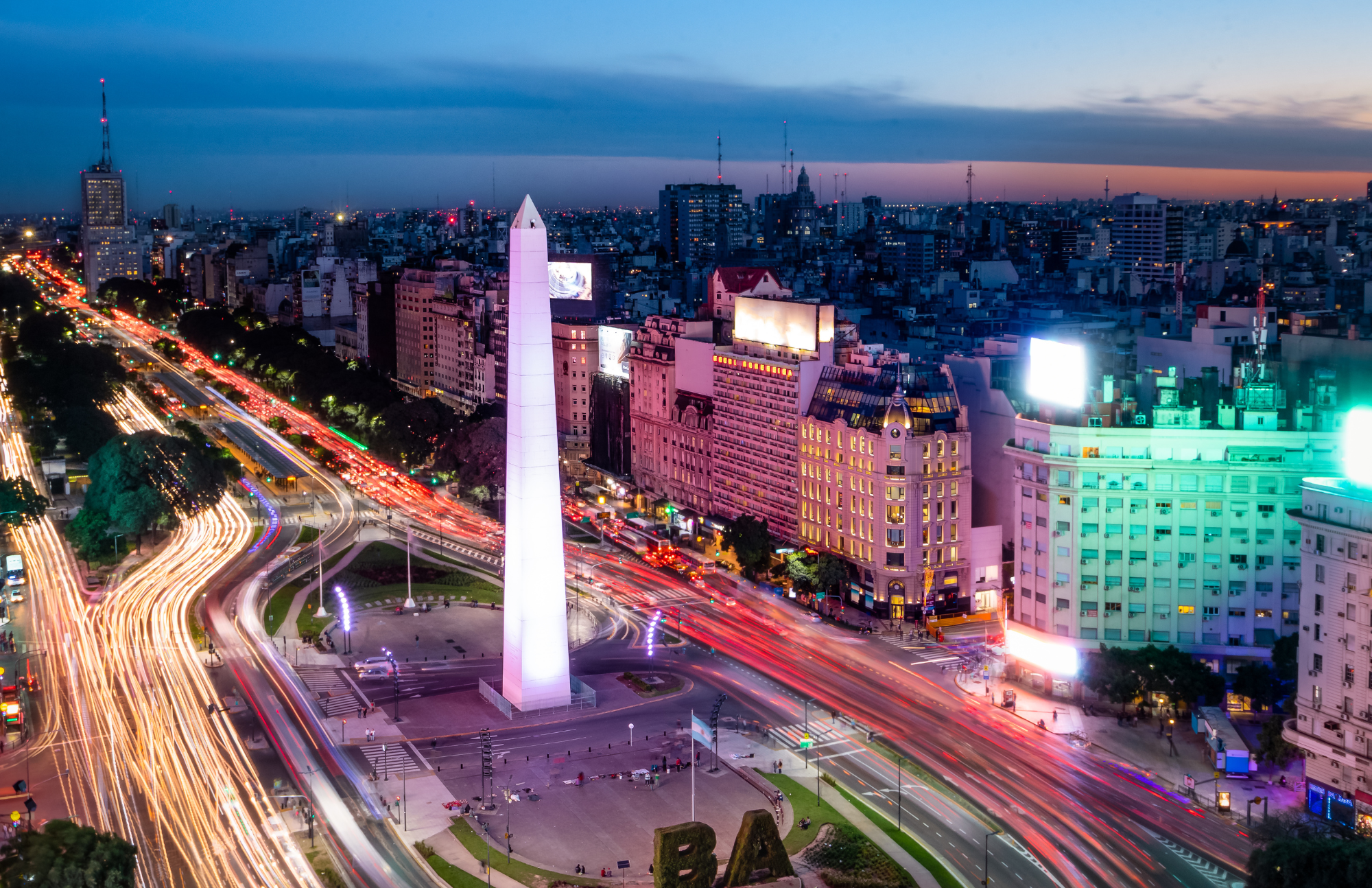 buenos aires at night elapsed shutter time